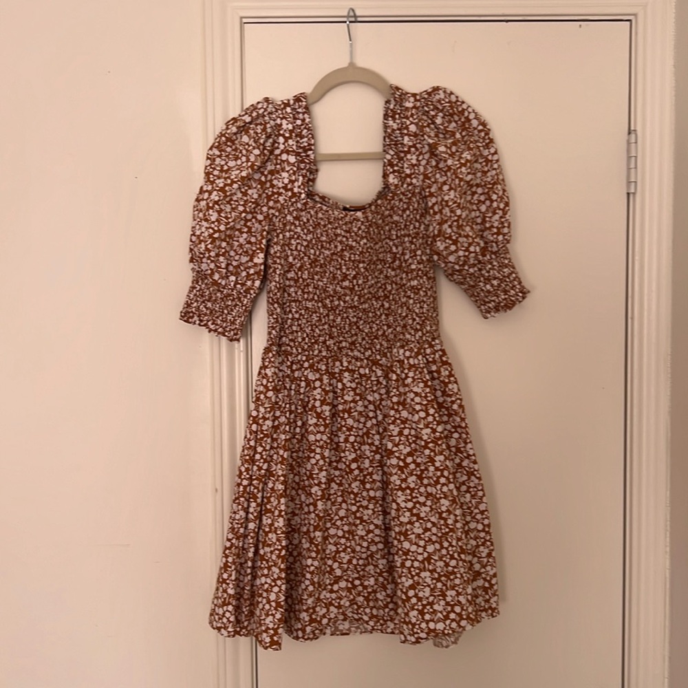Smocked Mini Dress
